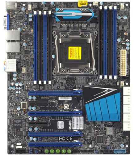 Placa Madre Placa Base Fit For Supermicro C7X99-OCE X99 Compatible con Intel E5-1620-v3 E5-1630-v3 E5-1650-v3 E5-1660-V3 E5-2620-V3 E5-2630-V3 8X DDR4