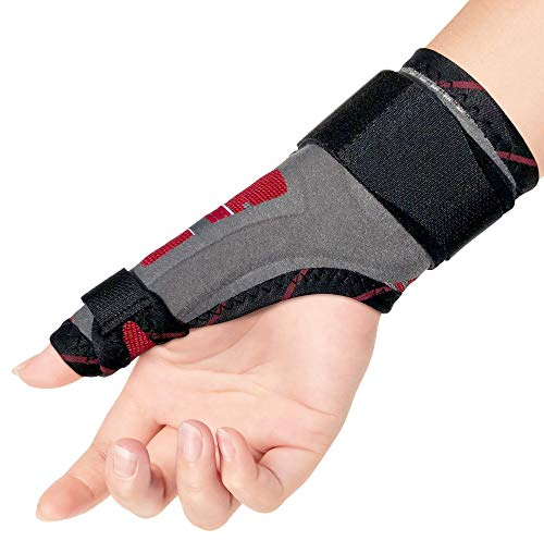 ORTONYX Thumb Immobilizer Brace Thumb Spica Support Splint- Arthritis, Pain, Sprains, Strains, Carpal Tunnel - Wrist Strap - Left or Right Hand | Ultralight, Breathable & Adjustable Design. Arthritis, Pain, Sprains, Strains, Carpal Tunnel - Wrist Strap