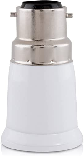 adaptateur B22 A E27 Blanc