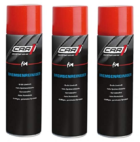3 x 500ml CAR1 Bremsenreiniger - Bremsscheibenreiniger Spray - CO 3000