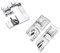 La Canilla ® Lot de 3 Pied Ourlet Roulé 3 mm, 4 mm et 4/8 Pied Ourleur Singer, Brother, Janome pour Machines à Coudre domestiques