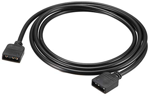 sourcing map ARGB Splitter Cable Female to Female 3 Pin Extension Connector Cord Wire for 5050 3528 LED Light Strips 1M Length