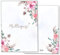OLGS Mutterpasshülle Florentina Blumen Aquarell Summer, Schutzhülle für den deutschen Mutterpass ohne Personalisierung, Schwangerschaft Geschenkidee
