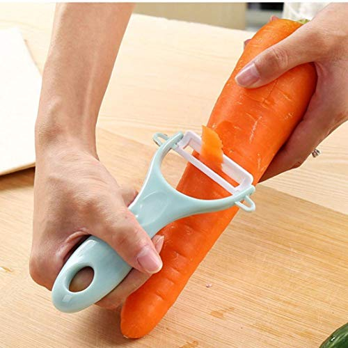 Bongles Kitchen Fruit Vegetable Peeler Ceramic Potato Cucumber Peelers Planer No Rusting Lightweight Peelers
