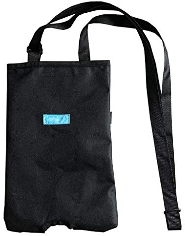 QMZDXH wasserdichte Katheter-Beutel, Ältere Drainage Taschen Urinsammler Beinstütze Kit Urinal-Halter mit verstellbarem Schultergurt, for Haus, Reisen, Rollstuhl schwarz