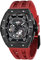 TSAR BOMBA Luxus Herren Automatik Mechanische Uhr-Japanisches Uhrwerk-Saphirglas-50M Wasserdicht Herrenuhr-Quadratische Armbanduhr Silikonarmband Leuchtend Elegante Geschenke für Männer