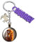 Porte-Clés Original, Cheval, Chevaux, Equitation, Yin Yang, Porte Clef pour Homme, Femme, Fille (Style 4 avec Prénom)