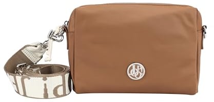 Joop! - Schultertasche Damen, Umhängetasche in Braun, Handtasche mit Reißverschluss