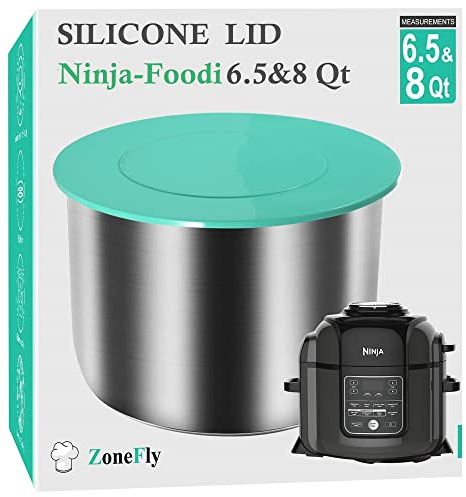 Couvercle en silicone pour Ninja Foodi – 8 litres et 6,5 litres pour Ninja Foodi FD401/FD302/OS401/OS301/OP401/OP302 – Couvercle d'étanchéité pour cocotte minute
