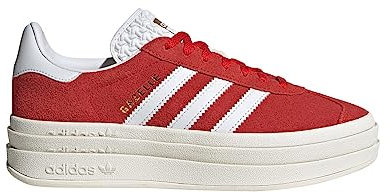adidas Gazelle Bold W, Sneaker Donna, Rosso Nuvola Bianco Oro Metallico, 37 1/3 EU