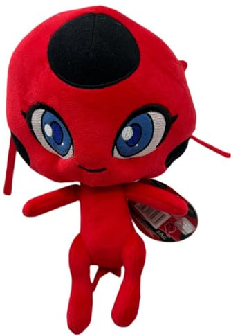 Miraculous Ladybug Cat Noir Plagg Tikki Kwami Lifesize Plagg Kuscheltier Plüsch Plüschtier (Miraculous Tikki 30 cm)