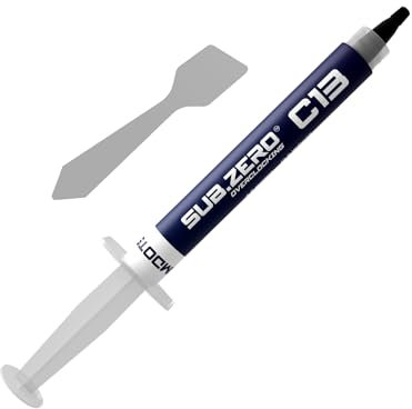 ATOMDOTS C13 Thermal Paste (2g, Incl. Spatula) – High-Performance, 12.8 W/m*K Conductivity – Trusted by Gamers | Ideal for CPU, GPU, PC, PS4 & Xbox – Long-Lasting, Non-Conductive, Non-Capacitive