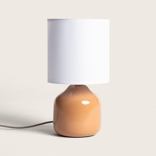 LEDKIA LIGHTING Lampe à Poser Céramique Maya Orange