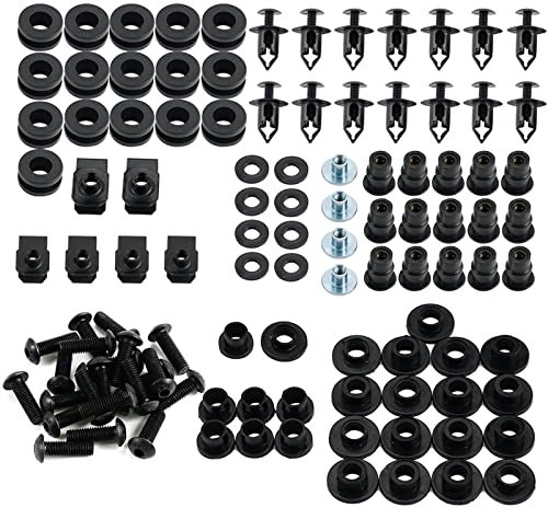 BPILOT Viti per carrozzeria Moto Completo Kit Bullone Carena per Honda CBR600RR CBR600 RR CBR 600 RR CBR 600RR 2005 2006 Kit Bullone Carena Corpo Clip di Fissaggio A Vite