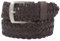 SCAMODA Flecht-Gürtel aus 100% Vollleder für Damen und Herren, geflochtener Gürtel, Breite ca. 3,8cm (Braun, Bundweite 100cm = Länge 115cm)