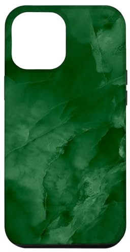 Dark Jade Sage Green Marble Illustration Case for iPhone 12 Pro Max