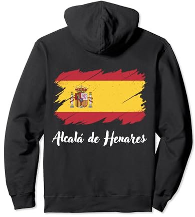 Alcalá de Henares España, Bandera de España, Alcalá de Henares Sudadera con Capucha