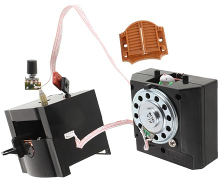 Zerodeko Kuckuckswanduhr Austausch des Uhrwerks Uhrwerk Quarz Austausch des Quarzuhrwerks Uhrwerk Reparaturteil Uhrwerk zum Austausch Uhrwerk-Reparaturteil Ersatz-Uhrwerk Plastik Black