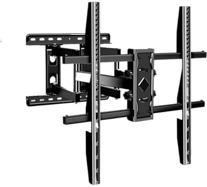 DRJBBODVQ Drehbares TV-Rack, 55-90 Zoll TV-Halterungsarm, Wandaufhängung, verstellbares Teleskop-Rack