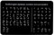 Gosknor Tableau d'Alphabet en Braille, Tableau d'Alphabet en Braille avec Points en Relief Chiffres Touche d'Apprentissage pour Débutants Aide Pédagogique pour Enfants Aveugles (Horizontal)