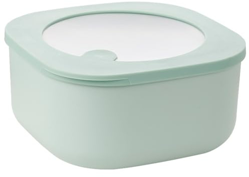 Flaroey Lunch Box Refrigeratable Microwave -Keeping Box Visible Food Lunch Box Sealed Bowl Lunch Box C