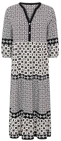 Zwillingsherz Maxikleid Damen Kleid Sommerkleid Classic Leo & Leo Love Viskose