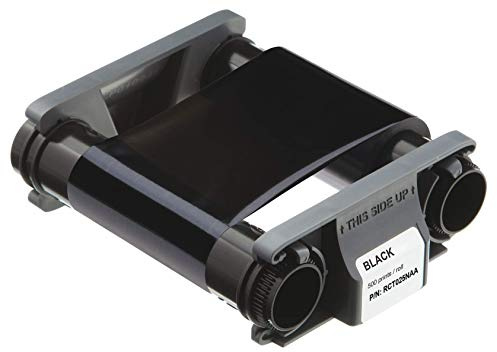 Evolis BLACK Monochrome Ribbon 500 Prints Edikio Access, RCT025NAA (500 Prints Edikio Access)
