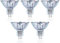 5Pack Philips Halogen 12V MR16 50W GU5.3 36D 4000Hrs Dimmable Halogen Dichroic 58845100