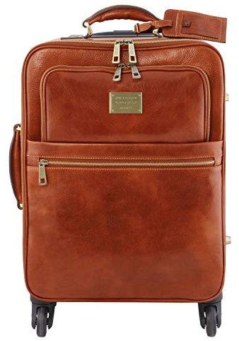 Tuscany Leather TL Voyager 4 Rollen Ledertrolley