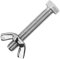 Sechskantschrauben M5x40 mm mit Flügelmuttern M5 aus Edelstahl A2 (10 Stück) | DIN 933 & ähnl. DIN 315 - Maschinenschrauben - Schmetterlingsmuttern von MESAROS®