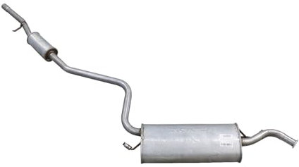 Auspuffanlage hinten zwei Töpfe 46559845