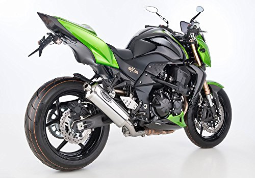 Pot d'échappement Silencieux compatible avec KAWASAKI Z750 2007 2008 2009 2010 Embout d'échappement HURRIC RAC 1 SLIP ON
