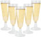 AKOLAFE 100 Flute da champagne in plastica, 160 ml (158.8 g) bicchieri da champagne in plastica riutilizzabili di alta qualità, feste, matrimoni