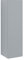 Wuun® Hochschrank 100cm Hängeschrank Badezimmerschrank Wohnwand (Perl-Matt-Grau)
