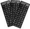 3PCS Russische Tastaturaufkleber,Universeller Schwarzer Aufkleber ComputerTastaturaufkleber für eine schnellere Identifizierung von Tastaturen, Gute Klebrigkeit (Russian)