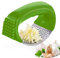 AEX Best Garlic Crusher - Easy to Use Stainless Steel Garlic Crusher and Mincer Chopper - Garlic Press Rocker with Bottle Opener - Heavy Duty Garlic Presser - Durable Ginger Crusher (Green)