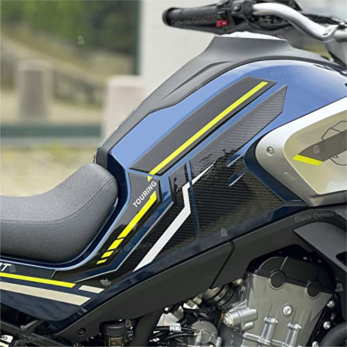 3D-Aufkleber aus Harz Protektoren kompatibel mit CF Moto 800MT Touring 2022 (Tankseiten)