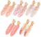 Kireida® 10 Stück Haarspangen ohne Biegung zum Stylen, Kleiner Stift ohne Falten, Flacher Clip aus Acrylharz, Bang, Locken, nahtloses Haarspangen-Werkzeug für Make-up, 5 Farben