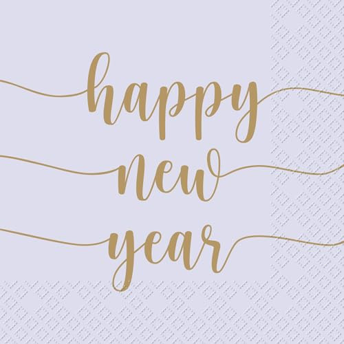 Stewo Servietten Happy new Year grau 33x33cm 3lagig (20 piece)