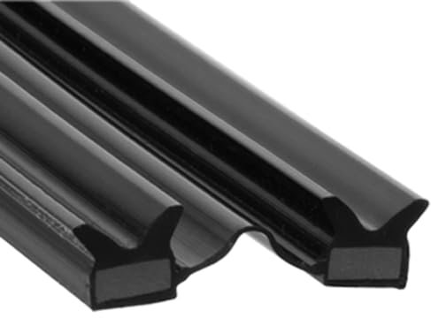 Magnetic Shower Seals for Channels | Soft Flexible Folding Black Magnet | 2 Metres Long | MAG035 (200cm)