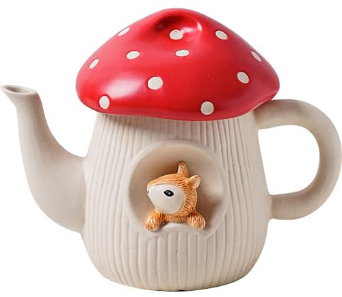 Rote Pilz Unterglasur Farbige Keramik Geschirr Mikrowelle Kann Für Nette Und Kreative Keramik Salat Schüsseln Und Tassen-Teekanne Verwendet Werden