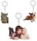Porte-clés personnalisé en acrylique avec photo de chien et chat, cadeau personnalisé pour mari, femme, bébé, anniversaire, fête des pères, mariage (10CM)