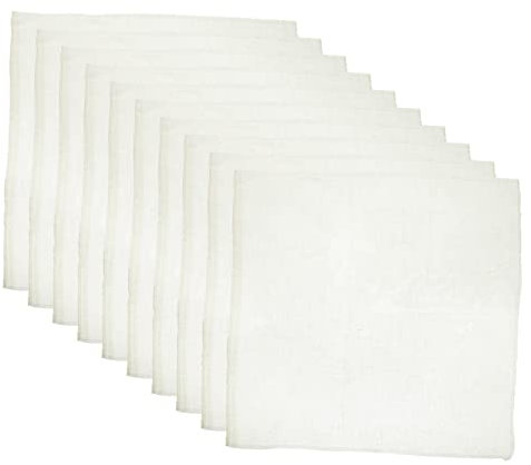 MAGICLULU 10 Piezas gasa bayeta cocina paños para cocina tela para cocina tela algodon colador de tela colador tela Malla filtrar algodón grueso