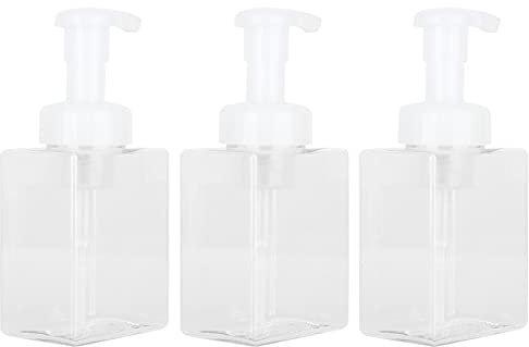 3PCS 250ml Foaming Pump Bottle for Multiple Uses - Cleansing, Bathing, - Soft and Soothing Mousse Foam