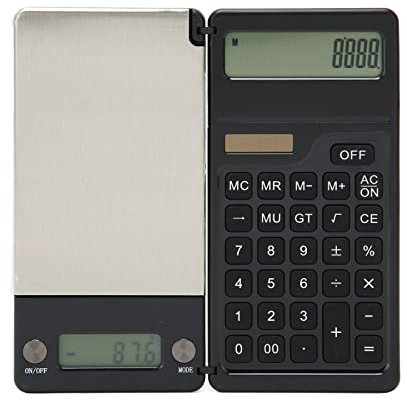 Balance à Bijoux électronique Alimentée par Batterie Solaire avec Calculatrices, Mesure De Haute Précision De 0,1 G Et Conversion D'unité, pour Une Utilisation en Cuisine