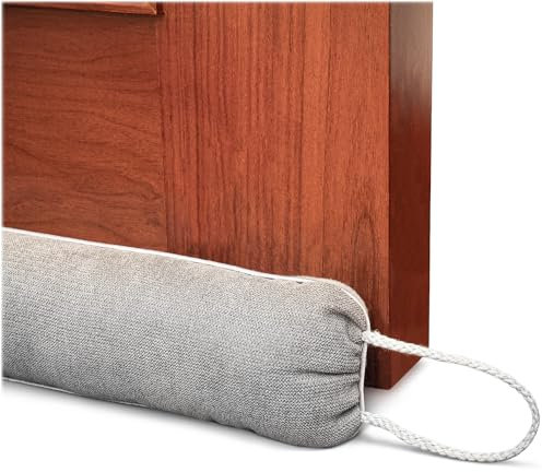 EcoEarth - Tope contra Corrientes de Aire para Puerta - 36,6 / 0,9 m - Sello ponderado Debajo de la Puerta para protección contra Insectos - Relleno de Espacios de Puerta Premium