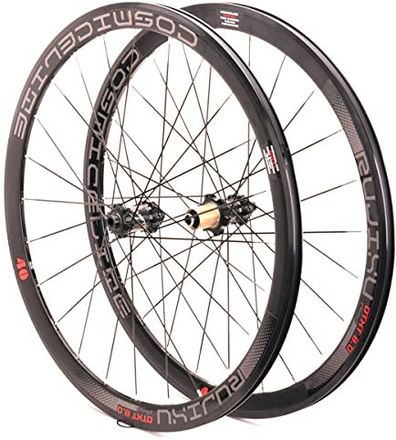 40MM Rennrad Laufradsatz 700c Fahrrad Laufradsatz Aluminiumlegierung Felge Radfahren Rennrad Scheibenbremse Flache Speichen