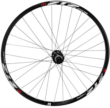 ZTZ Mountain Bike Wheelset, Ultralight Aluminum Alloy Rim, 32H High Strength Bicycle Wheels, Quick Release Disc Brake, MTB Wheel Set, Compatible with 7-12 Speed Cassette (Only Rear Wheel, 29)