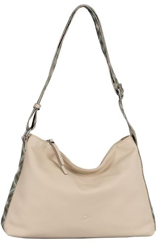 TOM TAILOR Denim Donata Damen Hobo Bag Schultertasche Mittelgroß Weiß