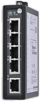 InHand Networks ISE Commutateurs industriels Networks Switches,5Ports / 8 Ports, Fast/Gigabit Switch, IP30, DIN Rail, UL Certification, pour IP Camera, Wireless AP, PLC (5 Ports 10/100/1000 Base-T(X))